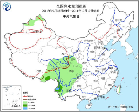 全國升溫勢頭不減 陰雨繼續(xù)固守西南