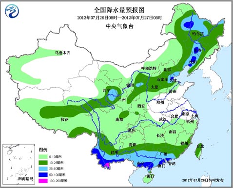 未來兩天華北東北地區(qū)多明顯降雨 需加強(qiáng)防御
