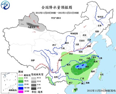 全國大部將大風(fēng)降溫 江南及華南北部局地暴雨