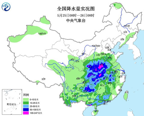 今年最大范圍強降雨來襲 多地日雨量突破極值
