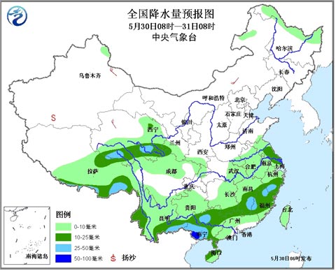 廣西貴州等地仍有強降雨 北方大部陽光相伴