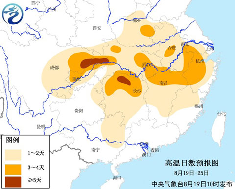 未來一周南方高溫天氣將明顯緩解