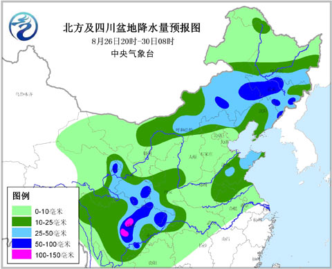 未來三天東北雨勢較強 需加強防范洪澇災(zāi)害