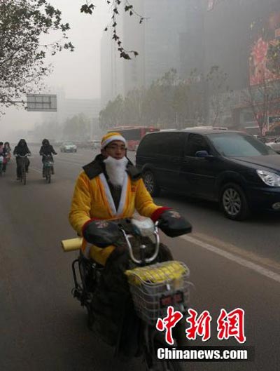 中東部霧和霾開(kāi)始消散 長(zhǎng)江以北將迎大風(fēng)降溫