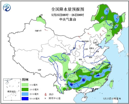 華北黃淮晴熱天氣再現(xiàn) 江南江淮較強降雨持續(xù)