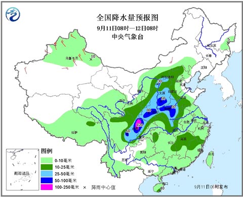 川陜等地持續(xù)強(qiáng)降雨 北方大部降溫4-6℃