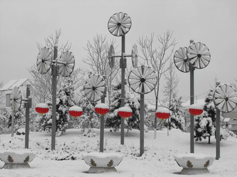 “雪打燈”，資料圖。（圖片來(lái)源于百度搜索）