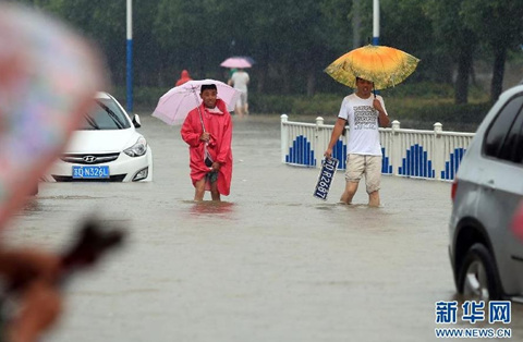 長江中下游地區(qū)強(qiáng)降雨減弱 華北東北多雷陣雨
