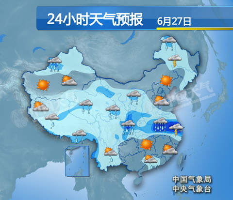 江蘇安徽河南降雨強 江南華南高溫肆虐
