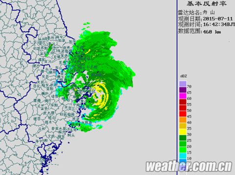 “燦鴻”入黃海 我國東部沿海仍有風(fēng)雨