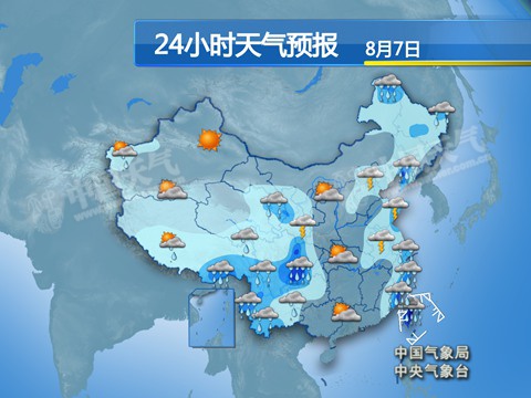 四川等局地強(qiáng)降雨 中東部高溫將消退