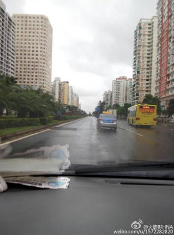 廣西海南部分地區(qū)強(qiáng)降雨 中東部晝夜溫差加劇